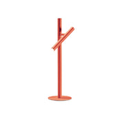 Lampada da Tavolo Gealuce GLS in Alluminio Arancio Bruciato - Lume LED 5,4W Orientabile con Dimmer Push, 3000K, Fascio 25°, IP20, Design Moderno