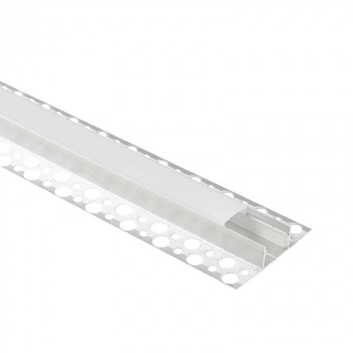 Profilo LED GNS02 da superficie anodizzato opale 2m