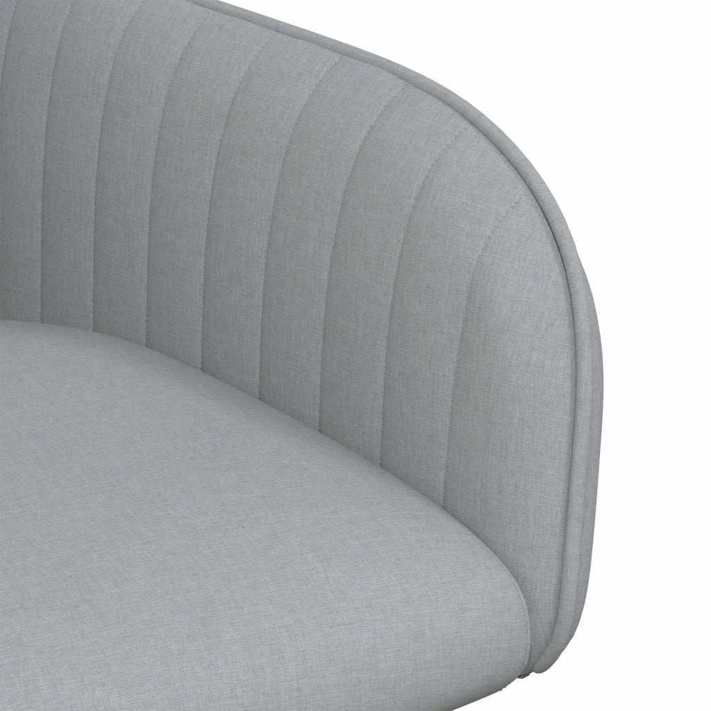 Sedie da pranzo 6 pz Tessuto Grigio Chiaro 56,5 x 50 x 87,5 cm 3428201