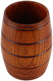 Pul Bier in Legno Manufatto a Mano - Bicchiere da Birra 180 ml - Bicchiere in Legno Naturale - Resistentente ai Choc - Liscio a Perfezione
