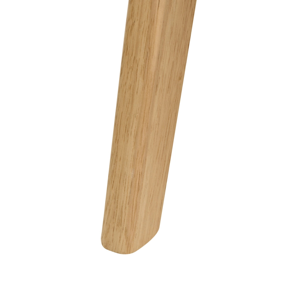 Set di 2 sedie da pranzo Marrone chiaro Seduta imbottita Schienale Boucle Poliestere Gomma Struttura in legno Stile retrò Sala da pranzo
