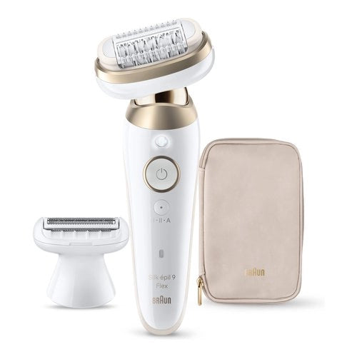 Epilatore braun ses9 030 silk epil 9 flex 3d white e gold