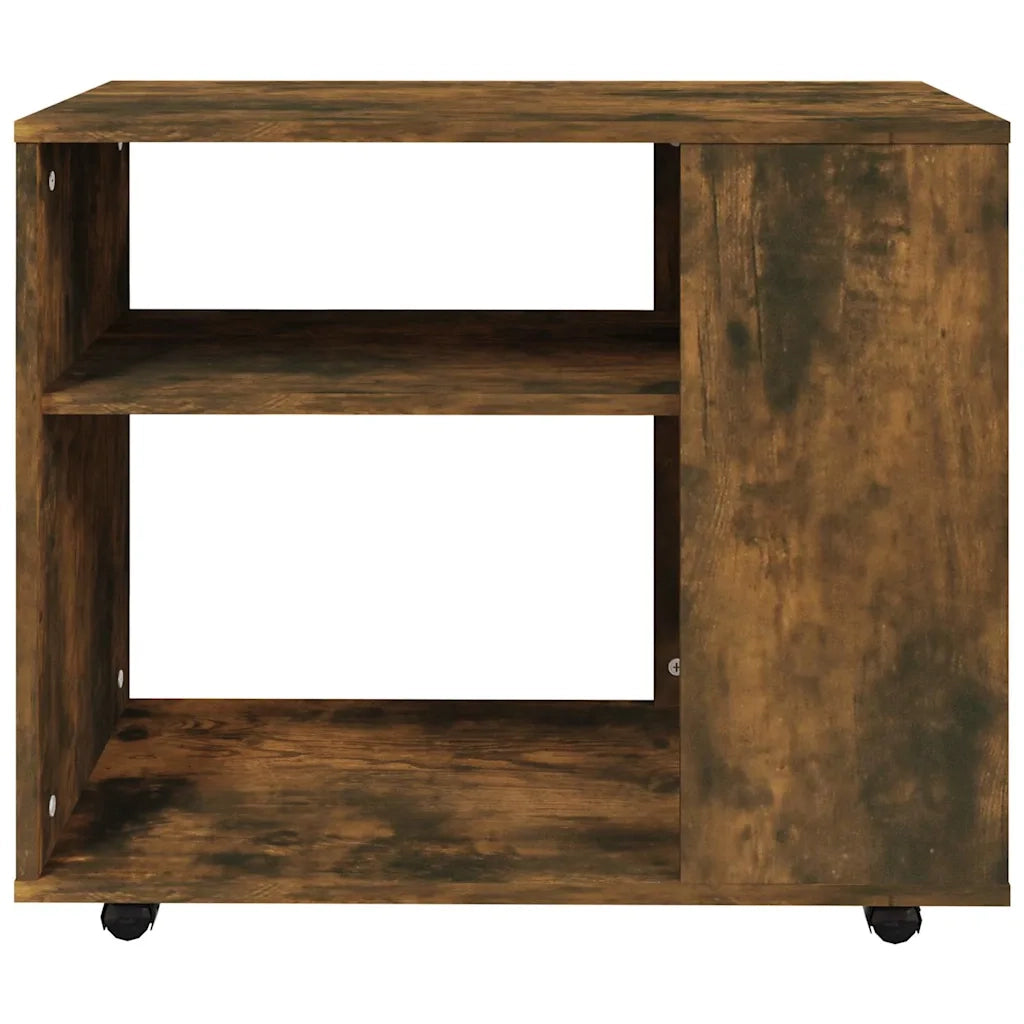 Tavolino da Salotto Rovere Fumo 70x35x55cm Legno Multistrato 815105