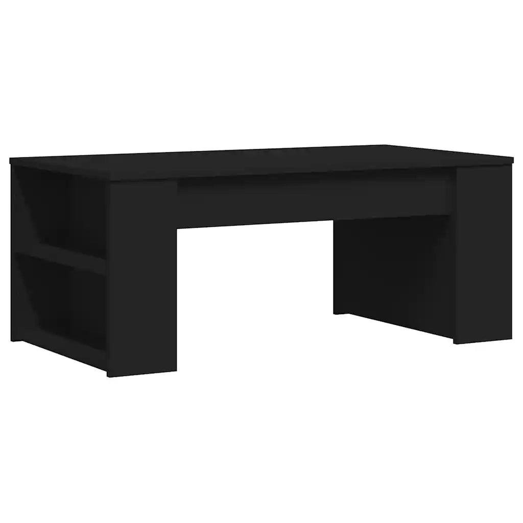 Tavolino da salotto | Tavolino da caff¨¨ | Tavolino da Soggiorno Nero 102x55x42 cm in Legno Multistrato