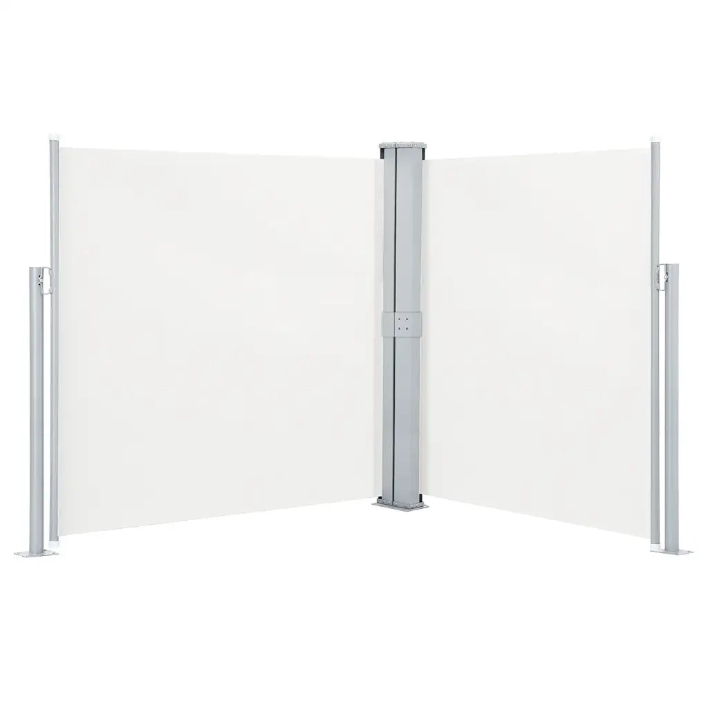 Tenda da Sole Laterale Retrattile-Tenda parasole per balcone per giardino Crema 140x600 cm 428197