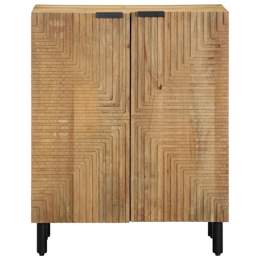 Credenza Marrone 60x33x75 cm in Legno Massello di Mango 4017722