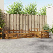 Set di divani da esterno 5 pcs Naturale