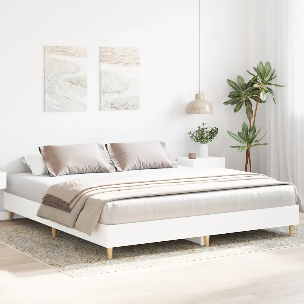 Giroletto senza Materasso Bianco 160x200cm in Legno Multistrato 3329030
