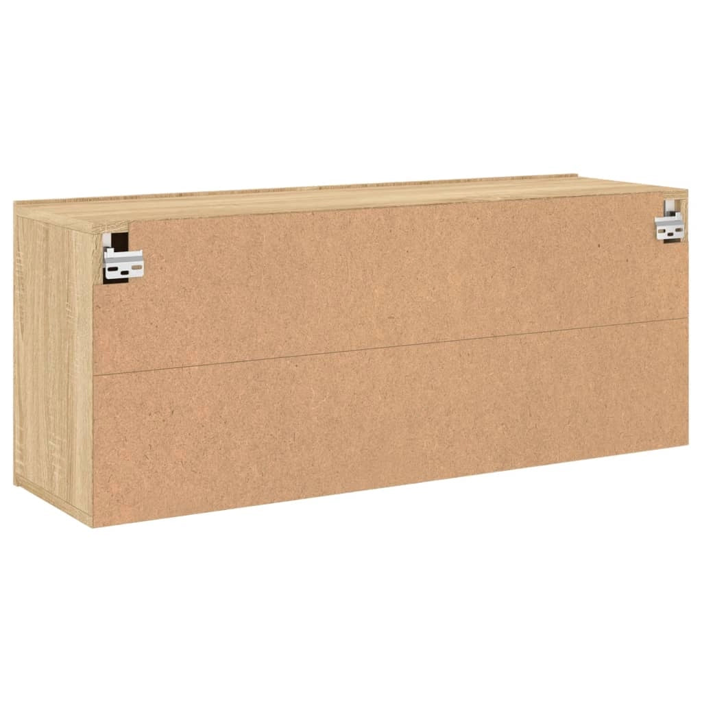 Mobile TV multimediale mensola TV credenza TV sala da pranzo soggiorno camera da letto a parete rovere Sonoma 100 x 30 x 41 cm marrone 02_0028145
