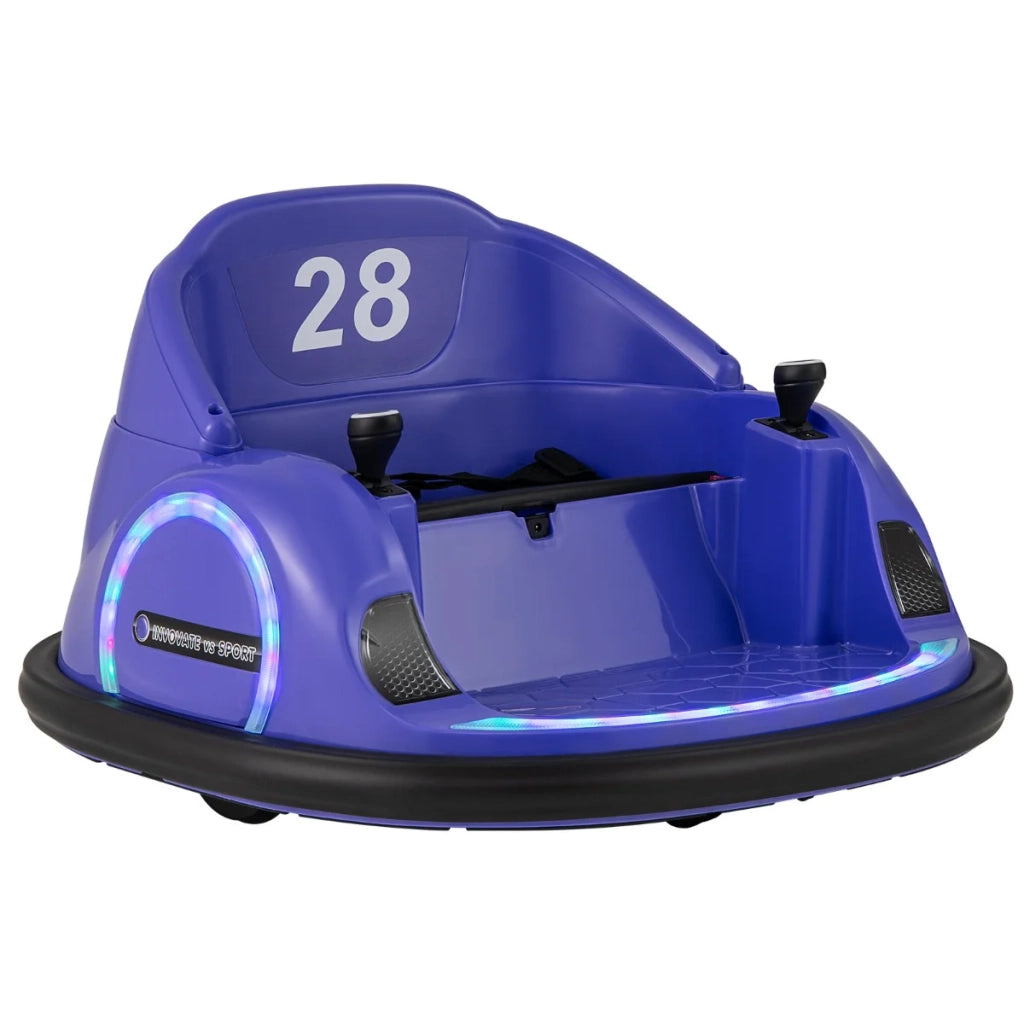 Autoscontro elettrica 66,5 x 64,5 x 39 cm rotazione a 360° e musica ambientale stile moderno PP viola 20_0010409