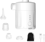 Pompa aeree portatile - Pomp elettrica mini - 4 pezzi di connessione - Batteria ricaricabile - Design ultraleggero - Pomp a palloncino
