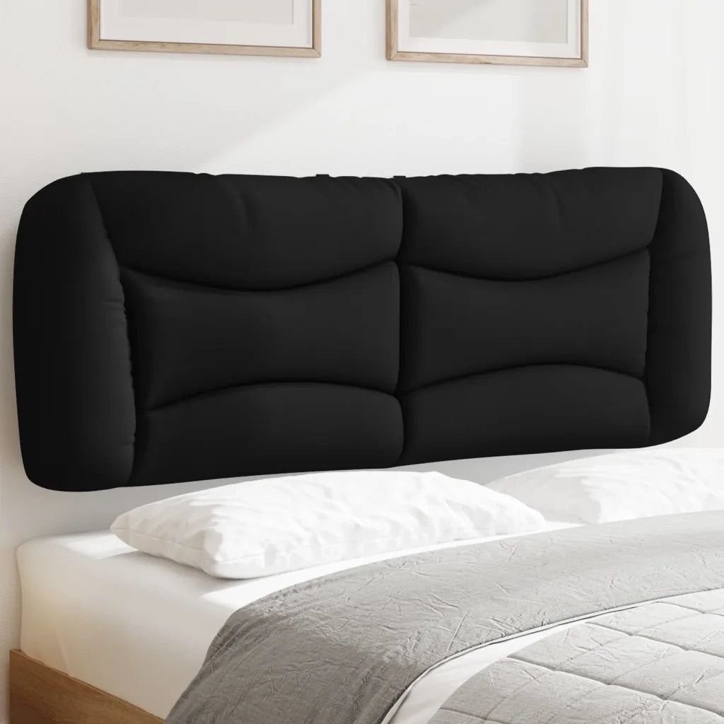 Cuscino Testiera Hvar Nero 120 cm in Tessuto CFW6179768