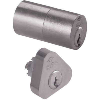COPPIA CILINDRI ESTERNI 02139-12 HAND CISA - OTTONE NICHELATO CHIAVI 3- 1 pezzi
