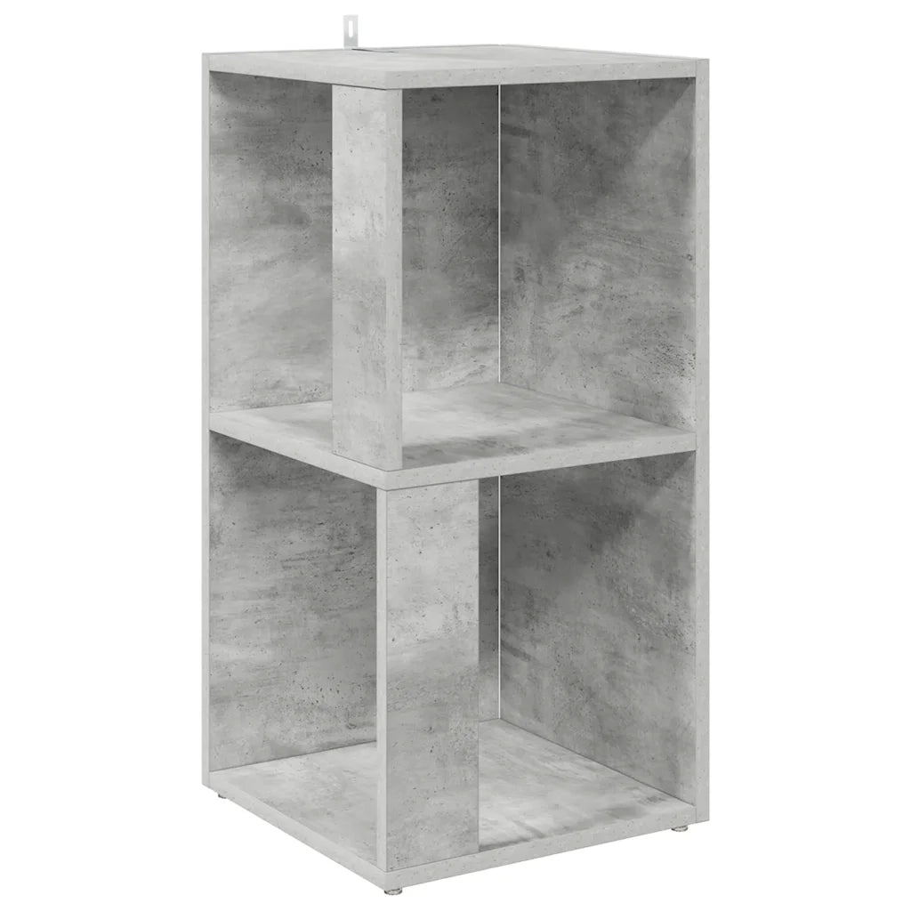 Armadio Angolare Grigio Cemento 33x33x67 cm in Truciolato 809021