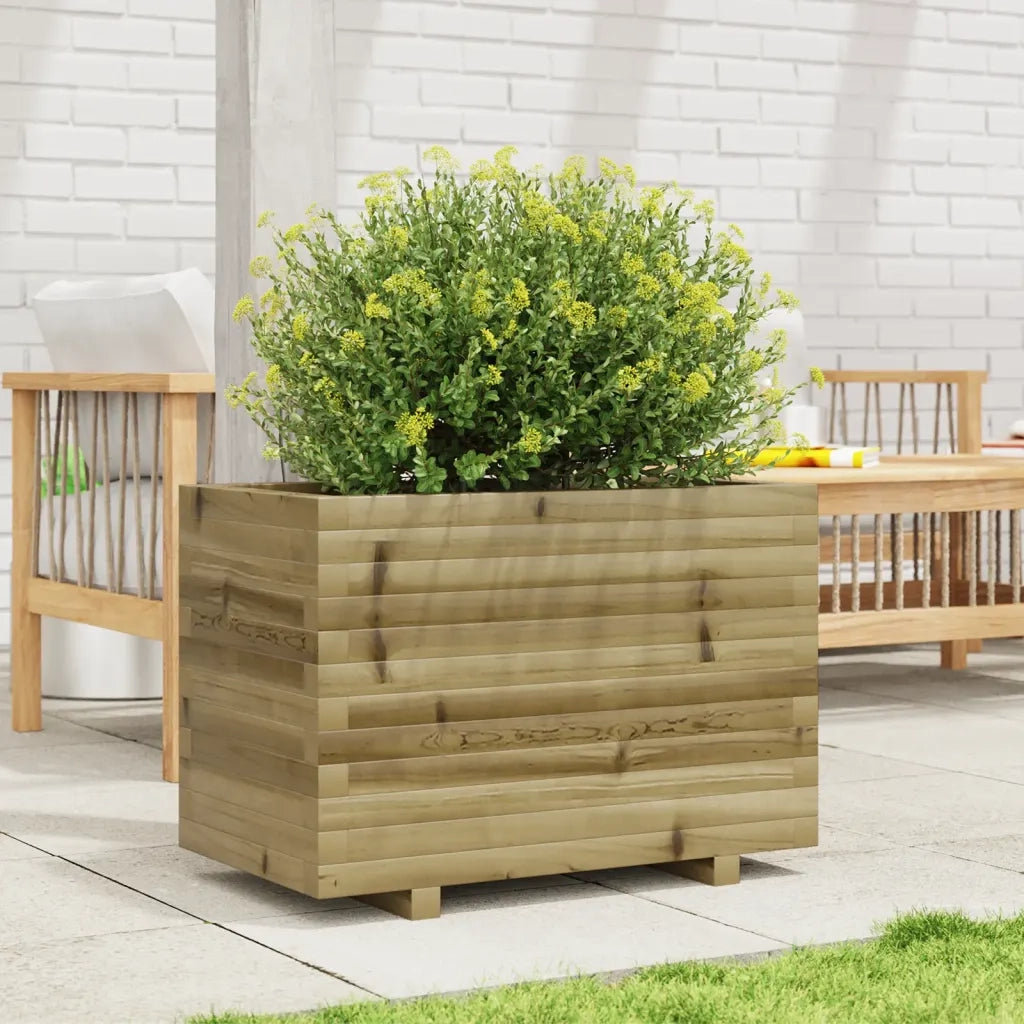 Fioriera da Giardino 70x40x49,5 cm in Legno di Pino Impregnato 847372