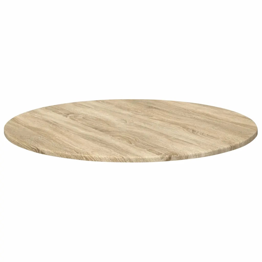 Piano del tavolo rovere sonoma Ø 80 x 1,5 cm Legno multistrato
