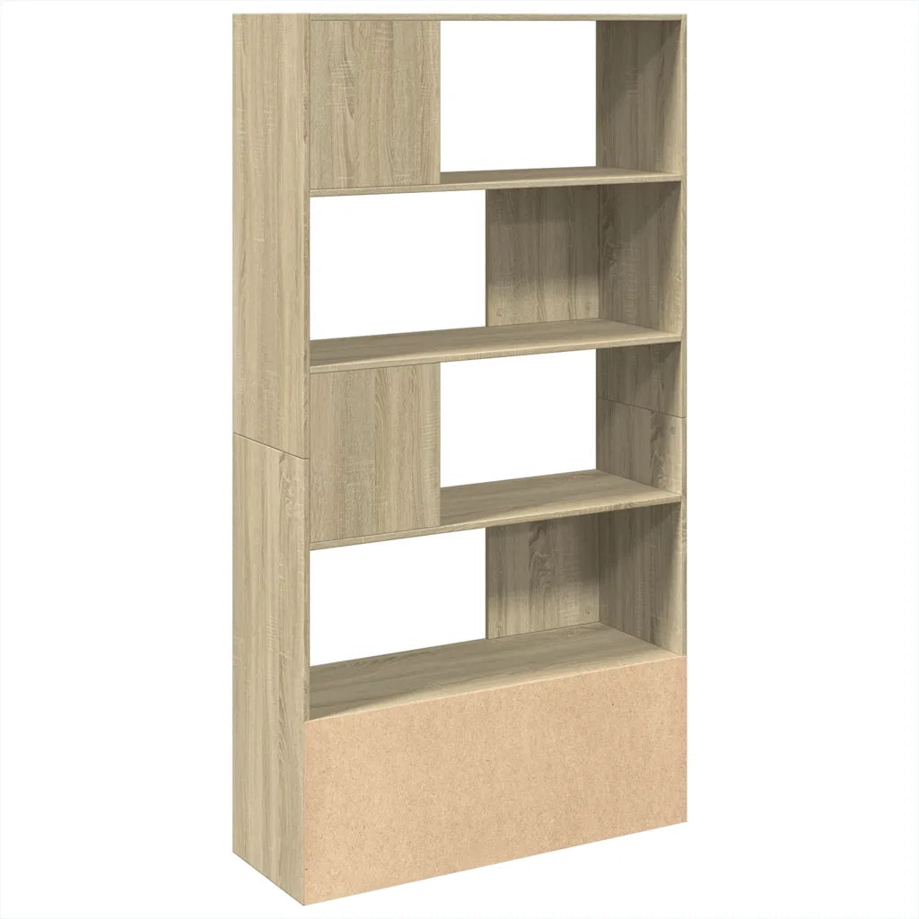 Libreria Rovere Sonoma 100x36x189 cm in Legno Multistrato 3295326