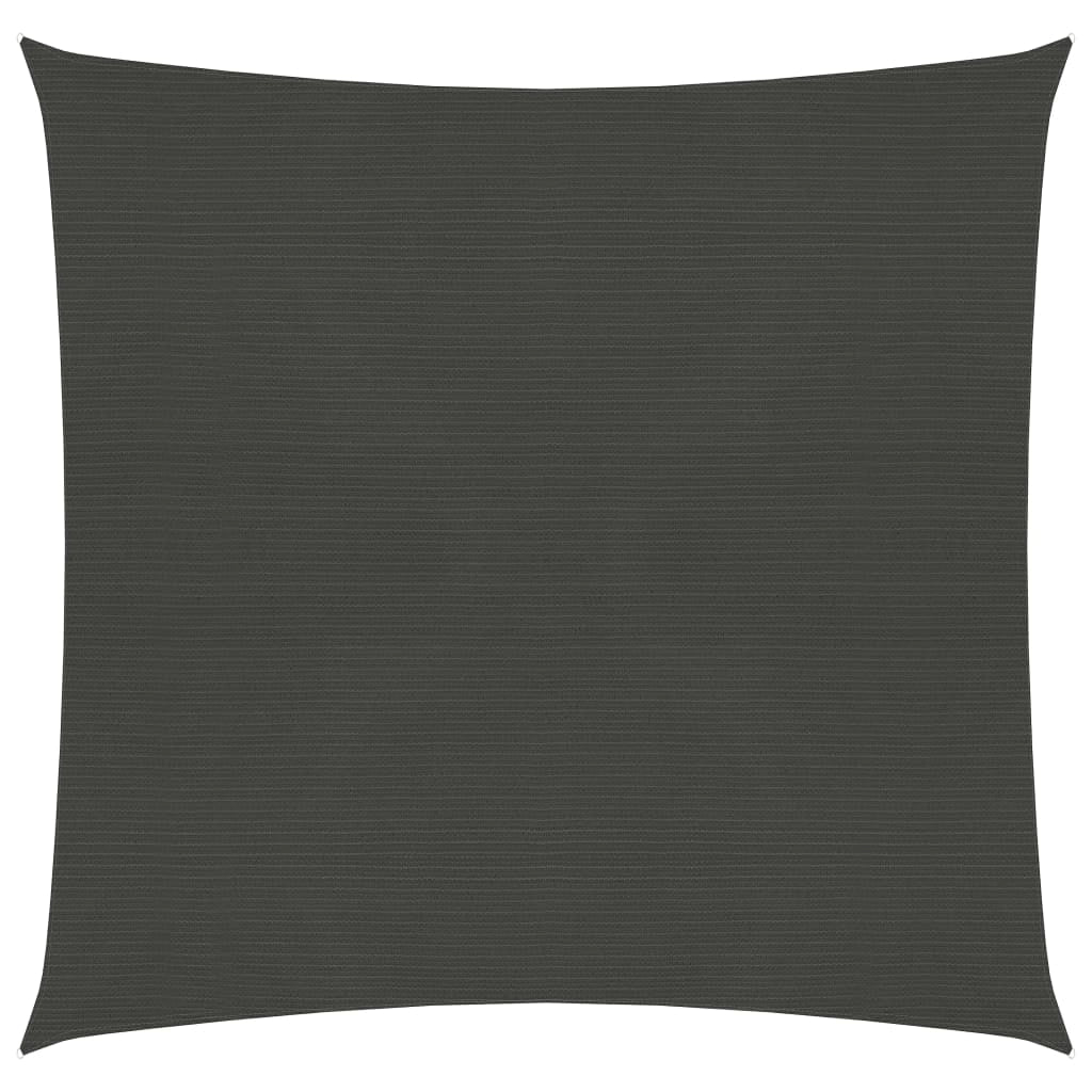 Vela ombreggiante/ombrellone 160 g/m² 2,5 x 2,5 m HDPE antracite 02_0008903