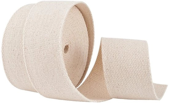 Cintura Singola 5 m - Tessuto Cotonato - 5 cm Larghezza - Cintura Cotonata Spessa - Disegno a Scacchiera - Per Artigianato e Decorazione Interna - Nastro