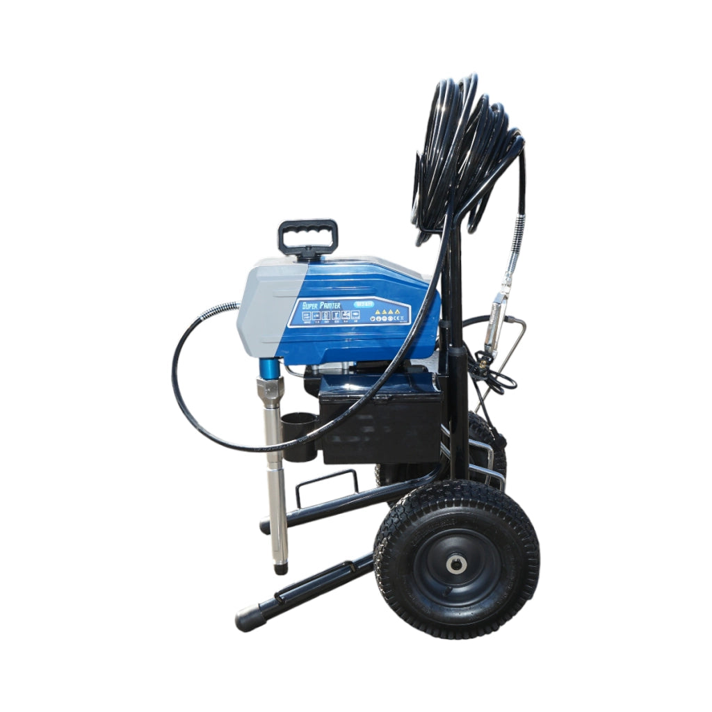 Pompa professionale airless per vernice con pistone e motore brushless da 1,3 kW, 220 V, portata 2,4 l/min, ugello 517, pressione massima 227 bar M24H