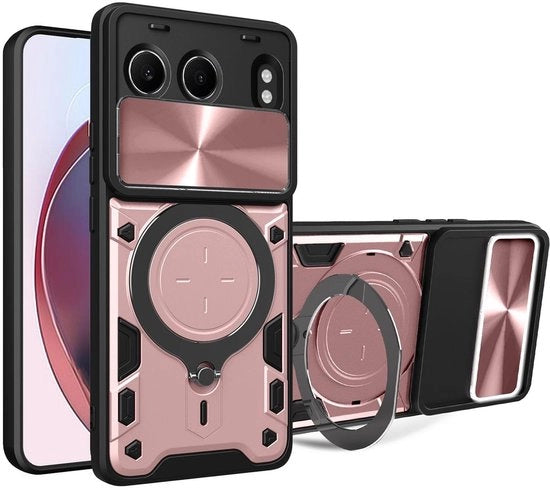 Copritelefono Schoccoruginoso per OnePlus Nord 4 - Ultra Sottile - TPU/PC - Standard con Anello Magnetico - Protezione per la Fotocamera - Cover per Telefono