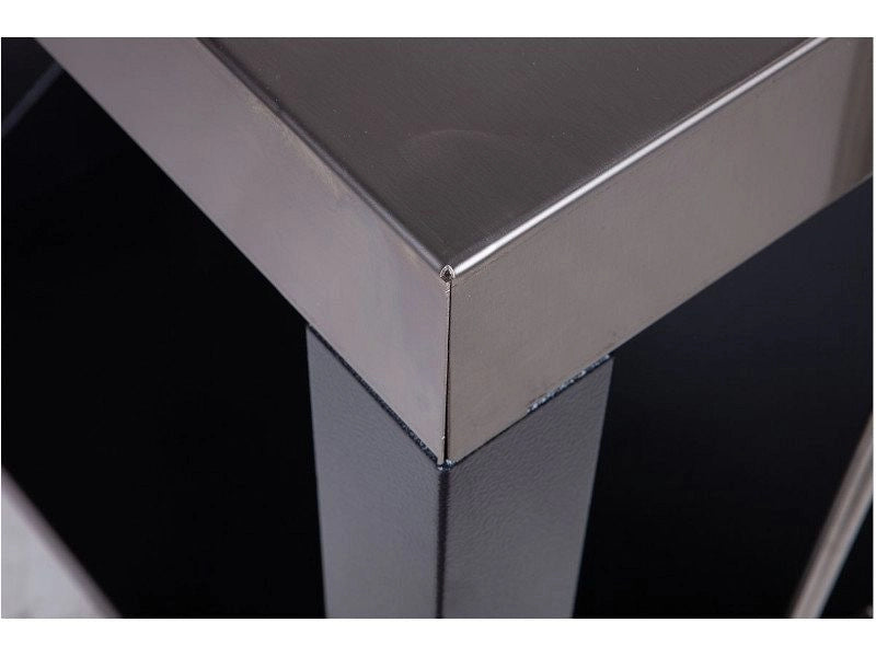 Carrelli e supporti multiuso con piano in acciaio inox Rossofuoco - Prolunga per carrello cucina multiuso modulare