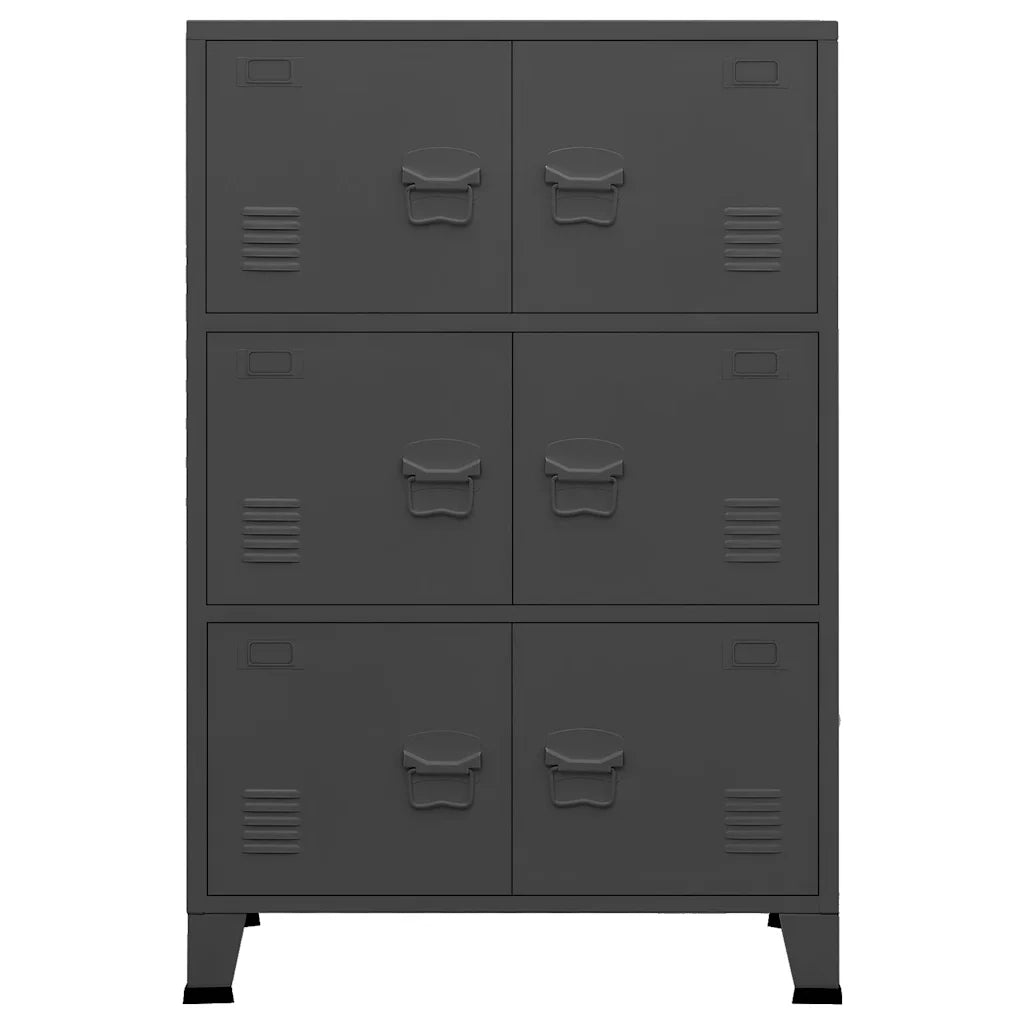 Classificatore Industriale Antracite 75x40x115 cm in Metallo cod mxl 53902