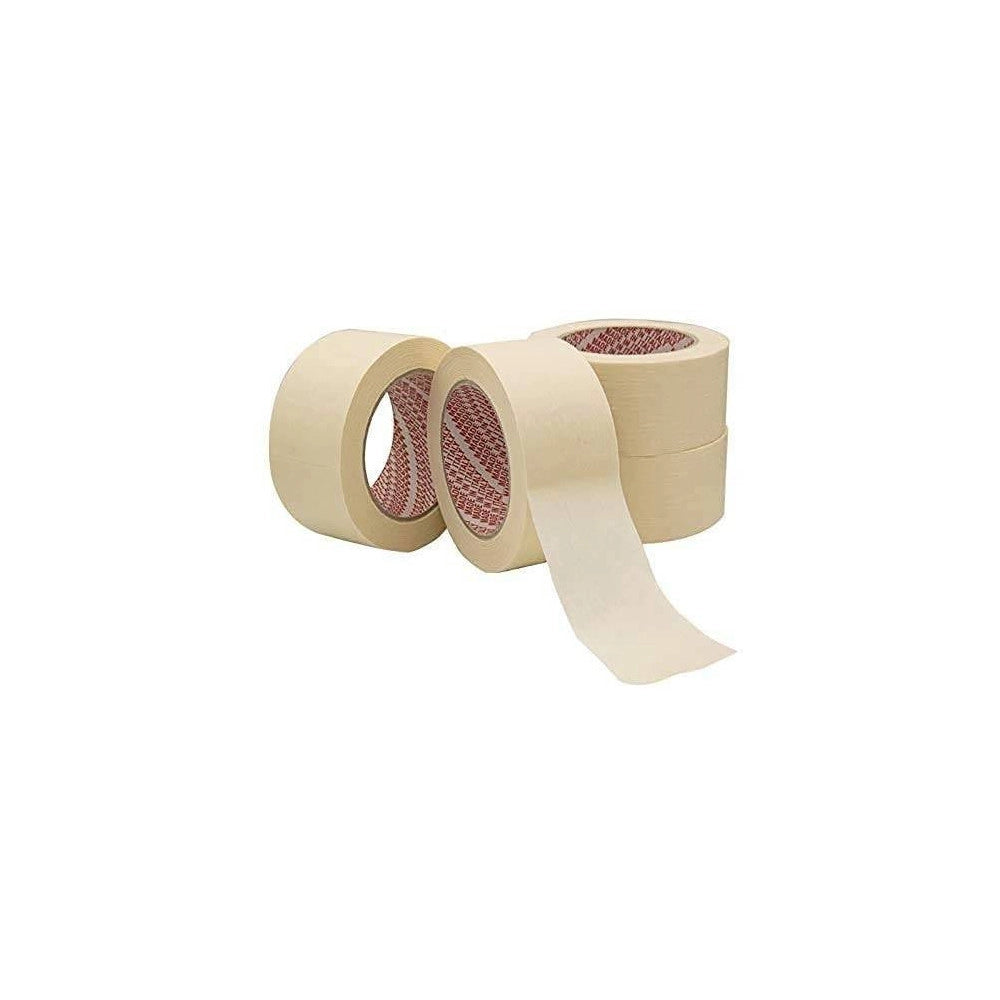 Trade Shop - Nastro Carta Gommata Professionale 6 Rotoli 50x50 Mt Per Mascherature Pittura -