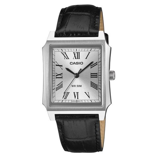 Orologio casio mtp b190l 7bver silver e black