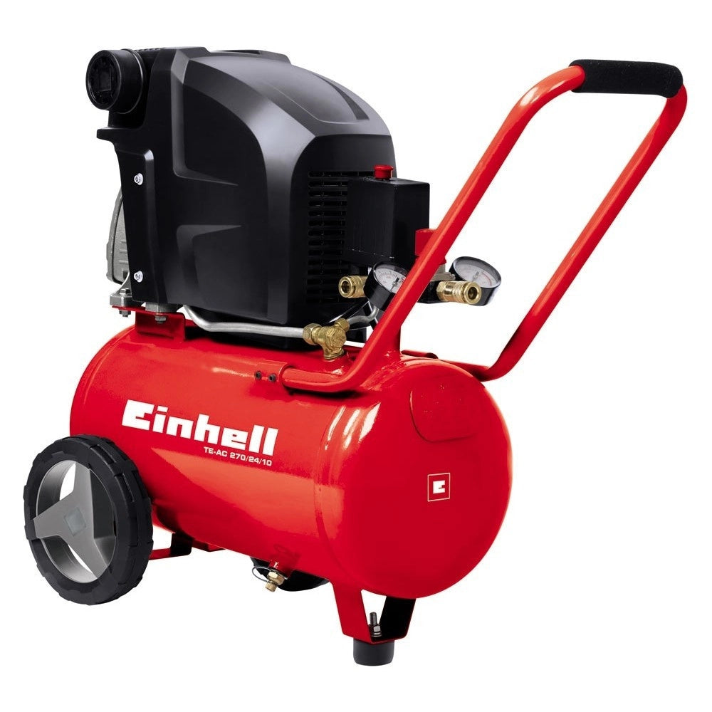 Trade Shop - Compressore Aria 50 Lt Einhell Te-ac 270/50/10 Expert Motore 2.5 Hp 270 Lt/min. -