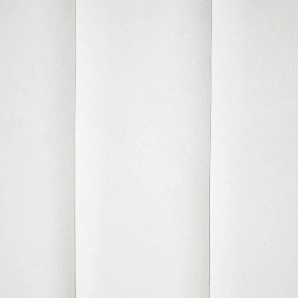Poltrona in velluto bianco sporco in tessuto morbido Design contemporaneo e retrò Seduta imbottita e schienale basso