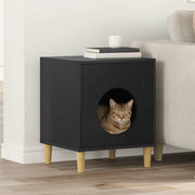 Casa per Gatti Nero 42,5 x 40 x 53 cm Legno multistrato 8000672
