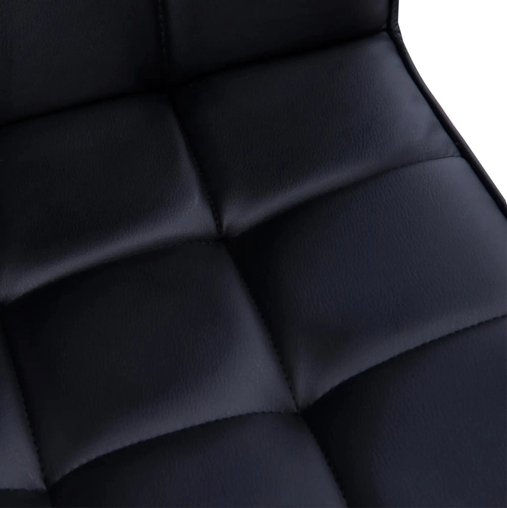 Sedia da ufficio nera – altezza regolabile 46-61 cm, con braccioli