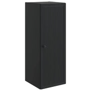 Mobiletto a muro Nero 33 x 34,5 x 90 cm Legno ingegnerizzato