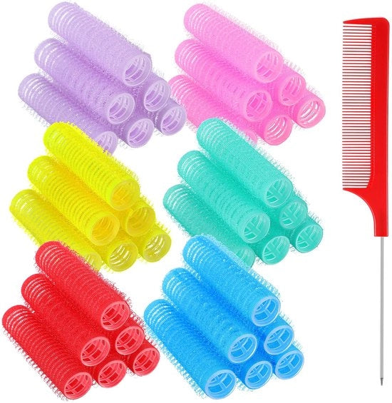 Spille per capelli autofixanti - 37 pezzi - inclusa coda - per parrucchieri - ideale per stili di capelli - adatto per uso professionale