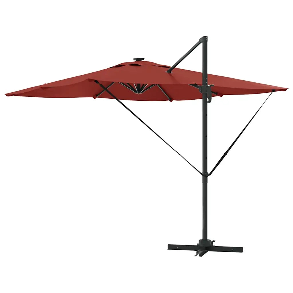 Ombrello | Parasolne Terracotta 286 x 284 x 270 cm Alluminio e Poliestere