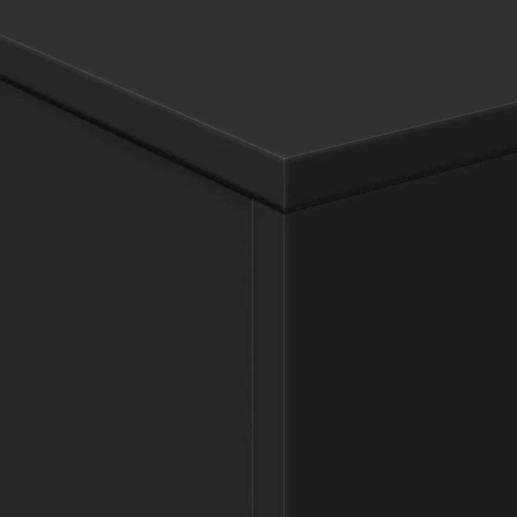 Tavolino da salotto | Tavolino da caff¨¨ | Tavolino da Soggiorno con Luci LED Nero 50x50x40 cm