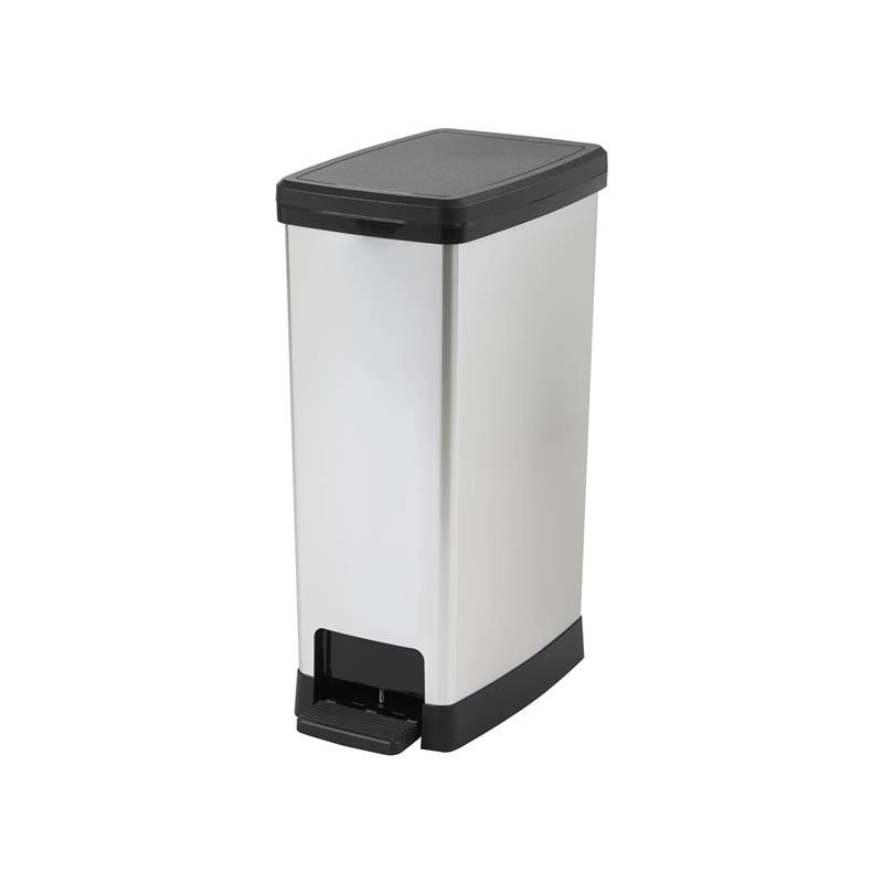 PATTUMIERA A PEDALE ELITE CON CAPIENZA DA 35LT COLORE GRIGIO E ANTRACITE
