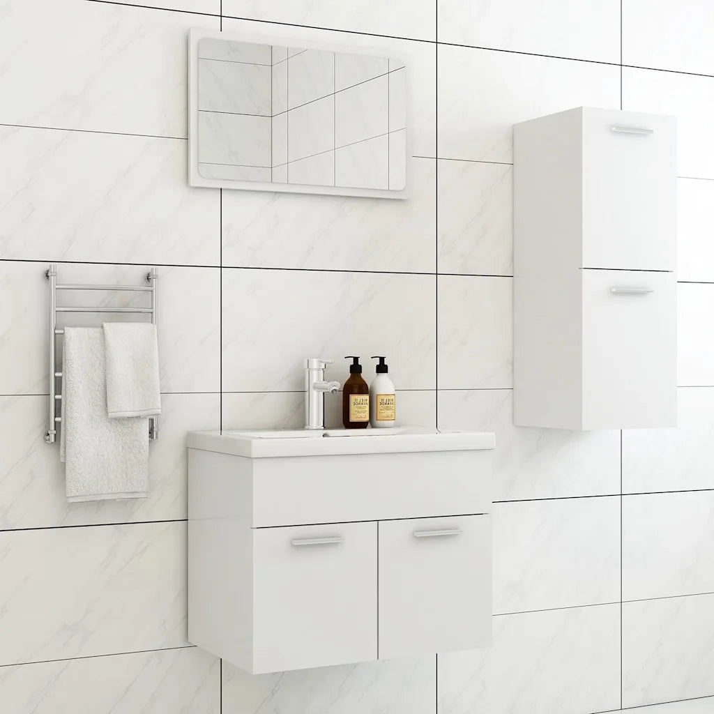 Set Mobili da Bagno Bianco in Truciolatocod mxl 120646