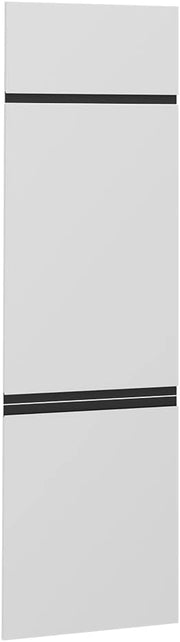 Frontale cucina R-Line, Bianco, 59.6 x 196 cm frontale del mobile per mobile per frigorifero, adatto per armadi da cucina R-Line per un montaggio semplice