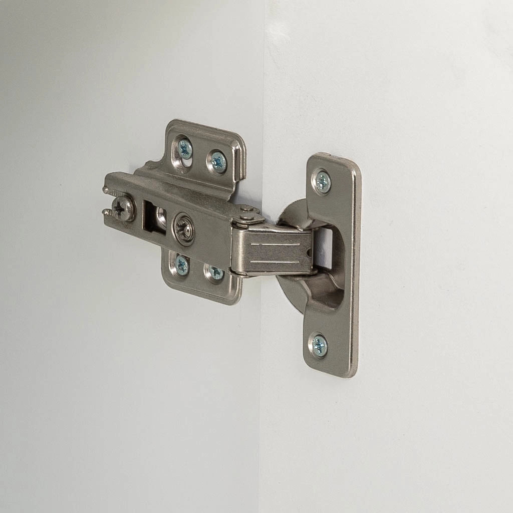 Mobile da ingresso in legno, 2 cassetti, 2 porte bianco 82x39,5x80