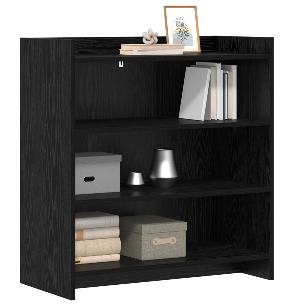 Credenza Rovere Nero 75 x 36 x 80 cm Legno ingegnerizzato 8011108