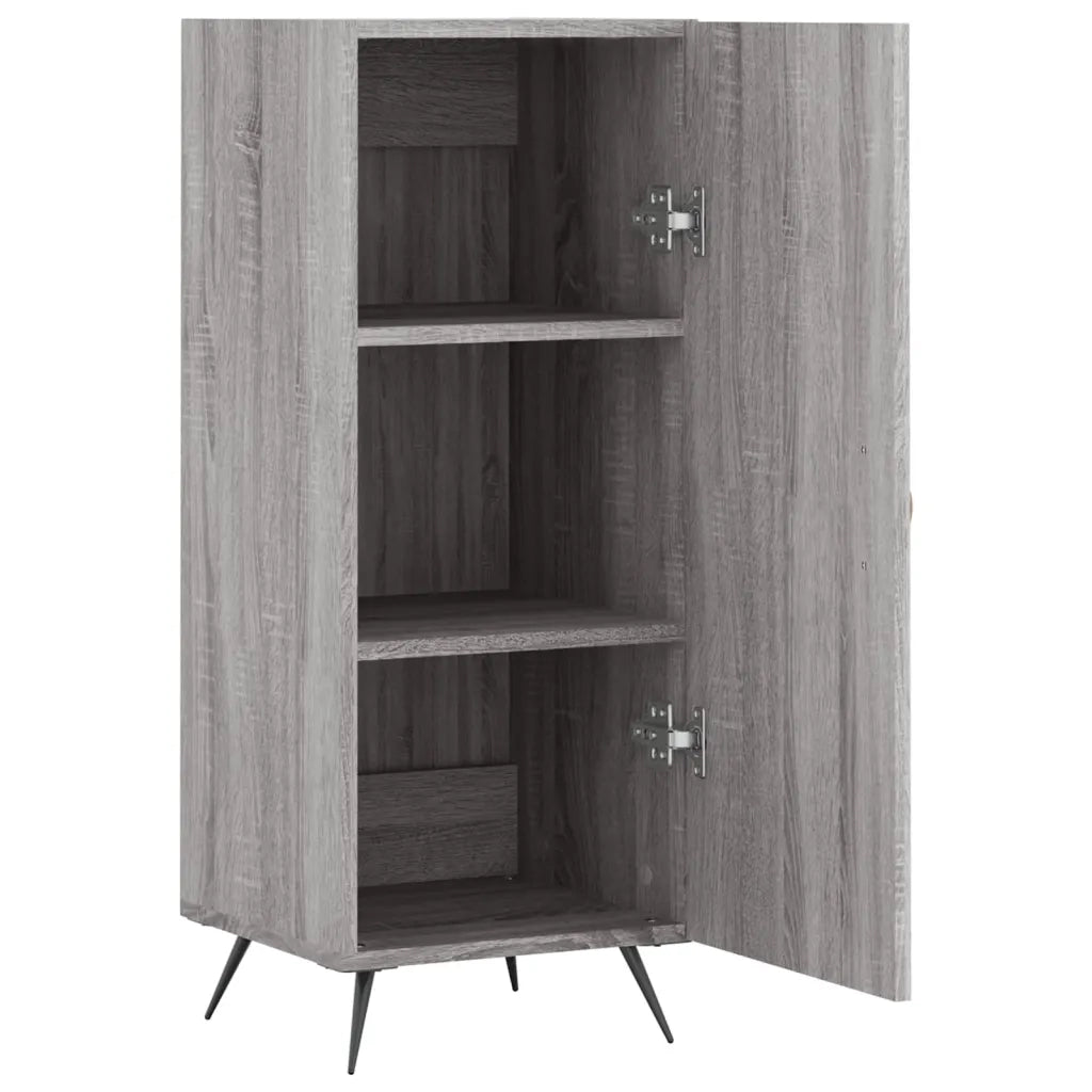 Credenza Grigio Sonoma 34,5x34x90 cm in Legno Multistrato 828514