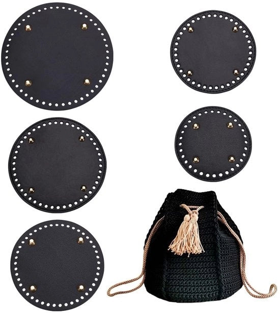 Tas Bodem Shaper in Pelle PU - Zoccolo Ronde con Taschetto per Borse a Mano e Borse a Spalla