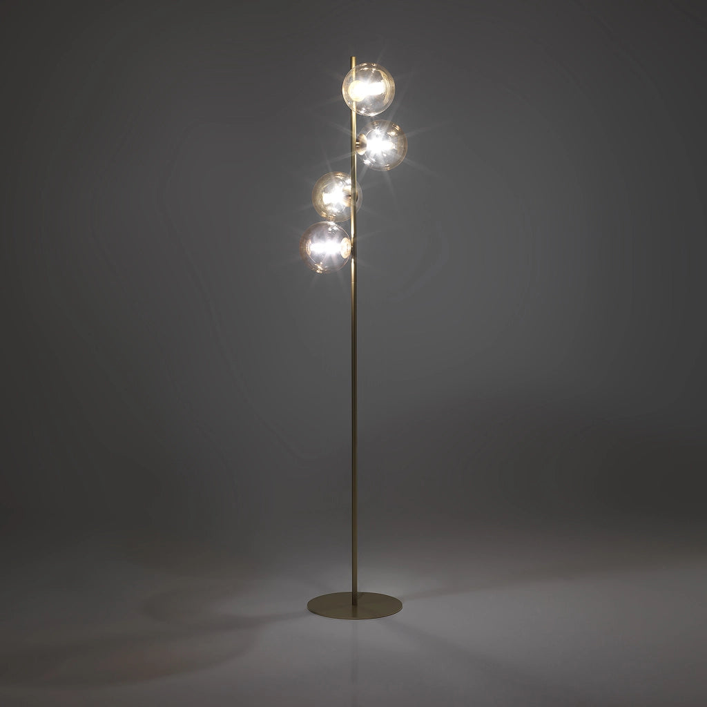 Lampada da terra EDERA ottone