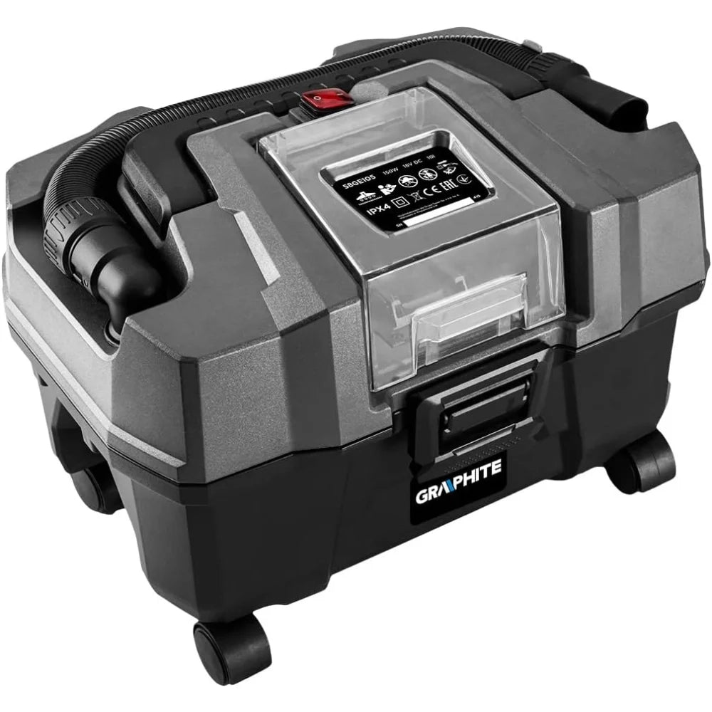 Topex 58ge105 bidone di aspirazi ione energy + 18v li-ion capa ds