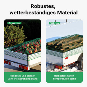 Rete ferma carico per trasporto su rimorchio 5 x 3 m maglie 45x45 mm Rete di sicurezza