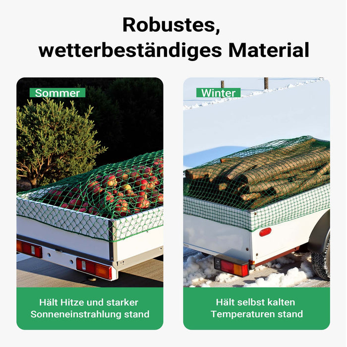 Rete ferma carico per trasporto su rimorchio 5 x 3 m maglie 45x45 mm Rete di sicurezza