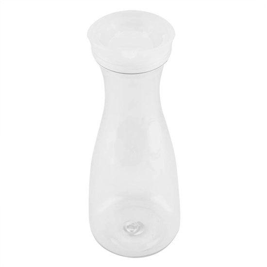 Acquario in Acrilato - Bicchiere Transparente - Chiusura con Coperchio - 1000ml - Ideale per Succo e Bevande - Adatto per Interno e Esterno