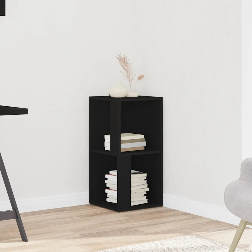 Armadio Angolare Nero 33x33x67 cm in Truciolatocod mxl 103471